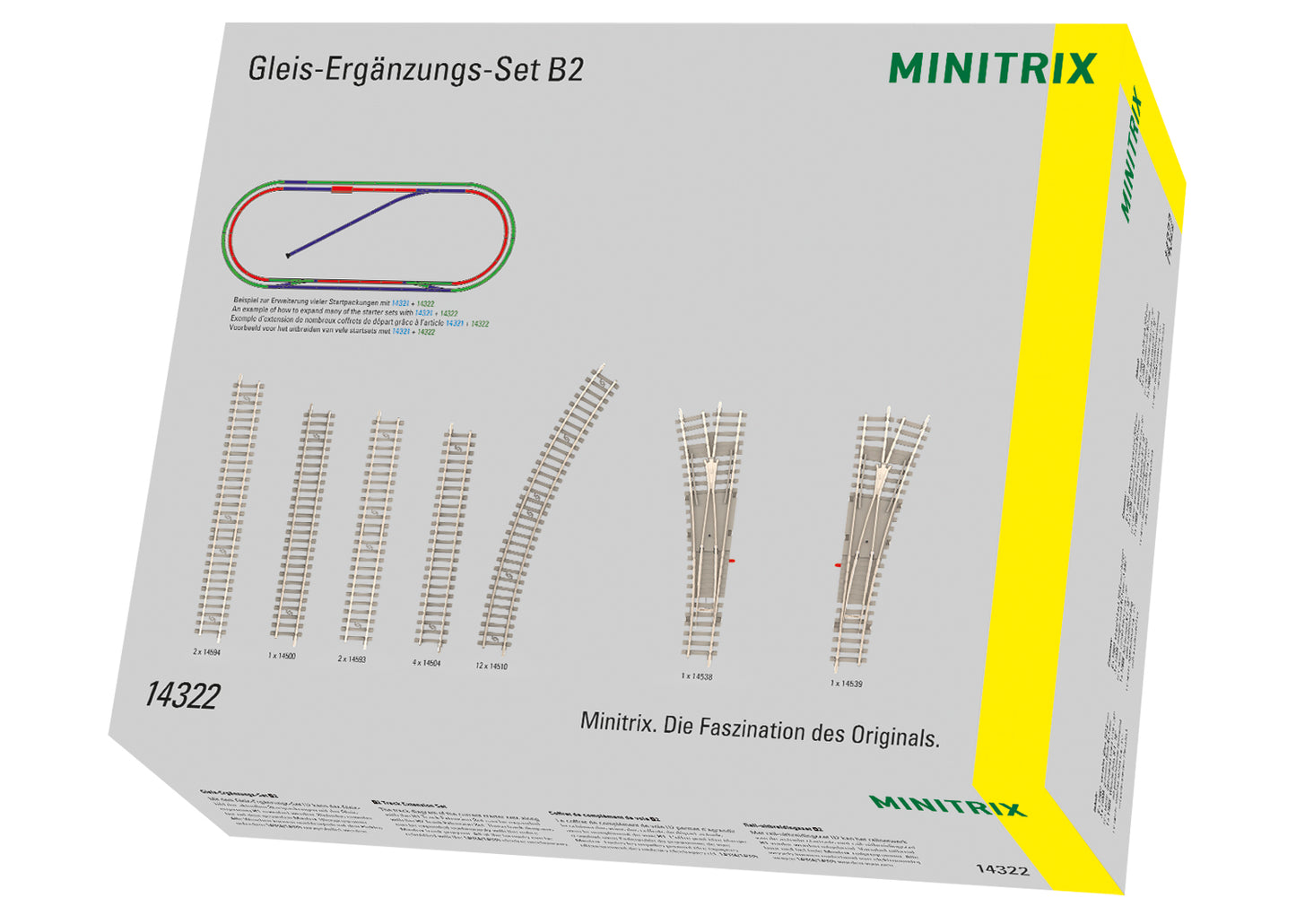 Trix N 14322 B2 Track Extension Set 2026 New Item