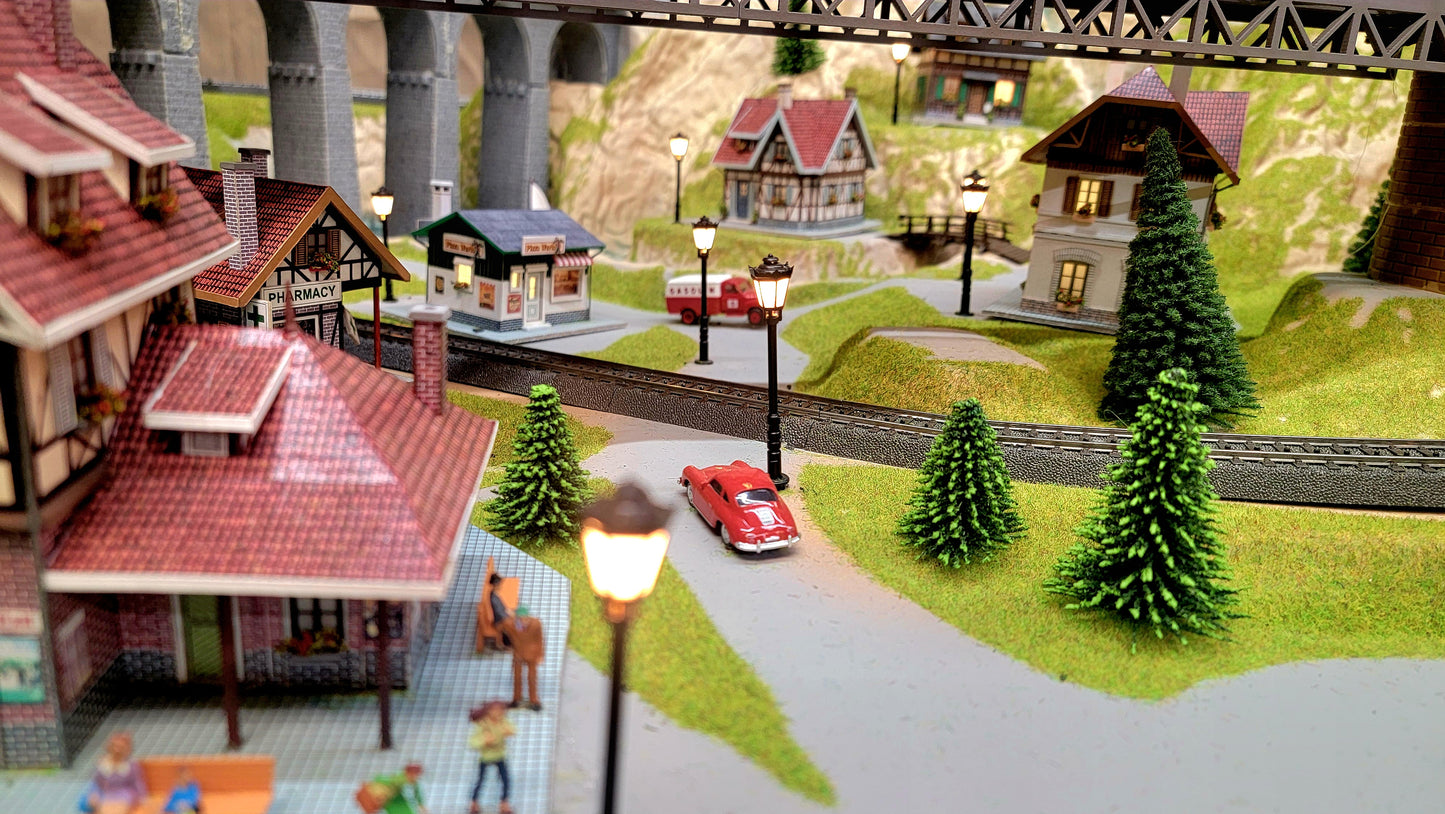 NOCH HO 999999 "Silvretta" Marklin Digital Layout 87" x 55" Aluminum Support