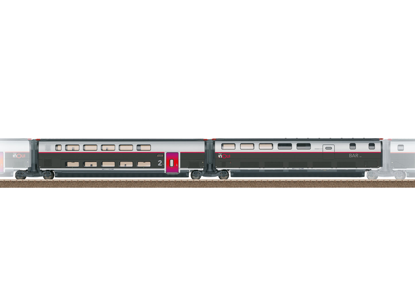 Trix HO 23189 SNCF Add-On 3 TGV inOui VI 2026 New Item