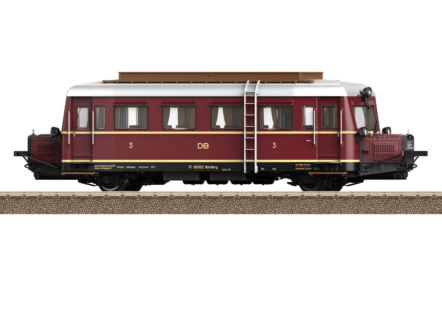 Trix HO 25135 Cls VT 88.9 Diesel Powered Rail Car â the âPig Snoutâ 2025 New Item