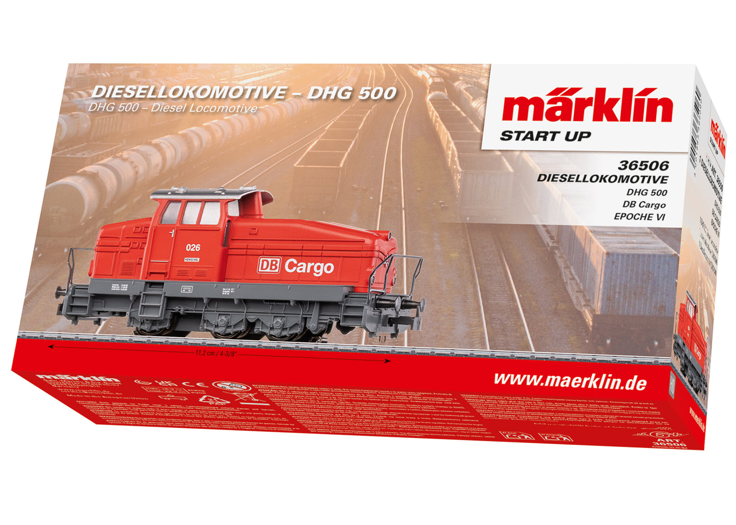 Marklin HO 36506 DB Cargo DHG 500 Diesel 2026 New Item
