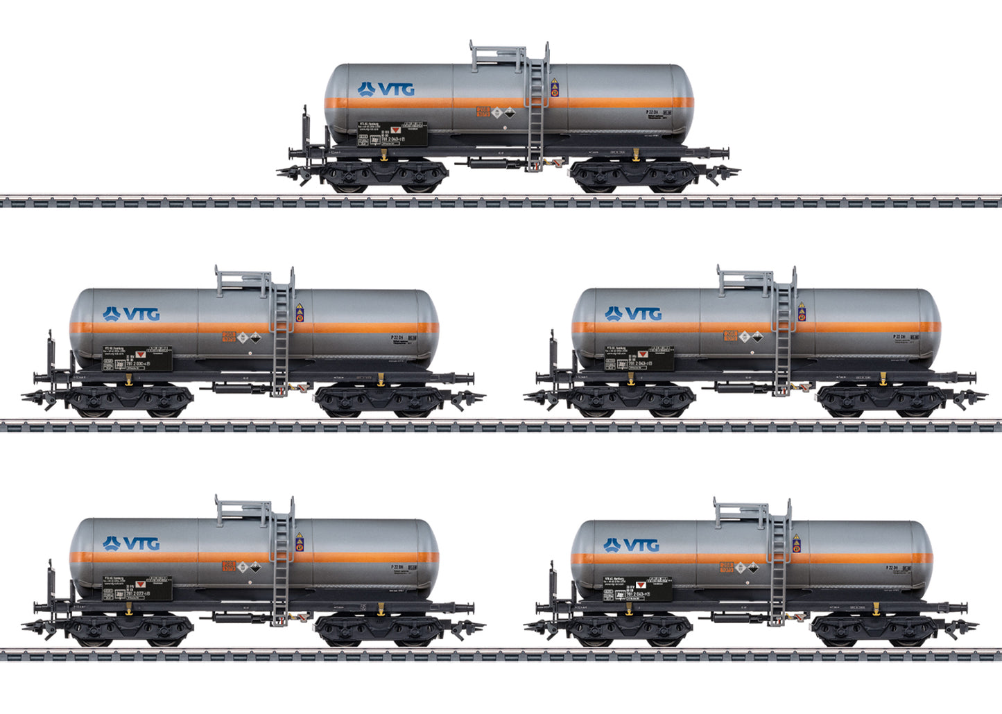 Marklin HO 46465 VTG Chlorine Gas Tank Car Set VTG V MHI zu 39136 Fall 2025 MHI New Item