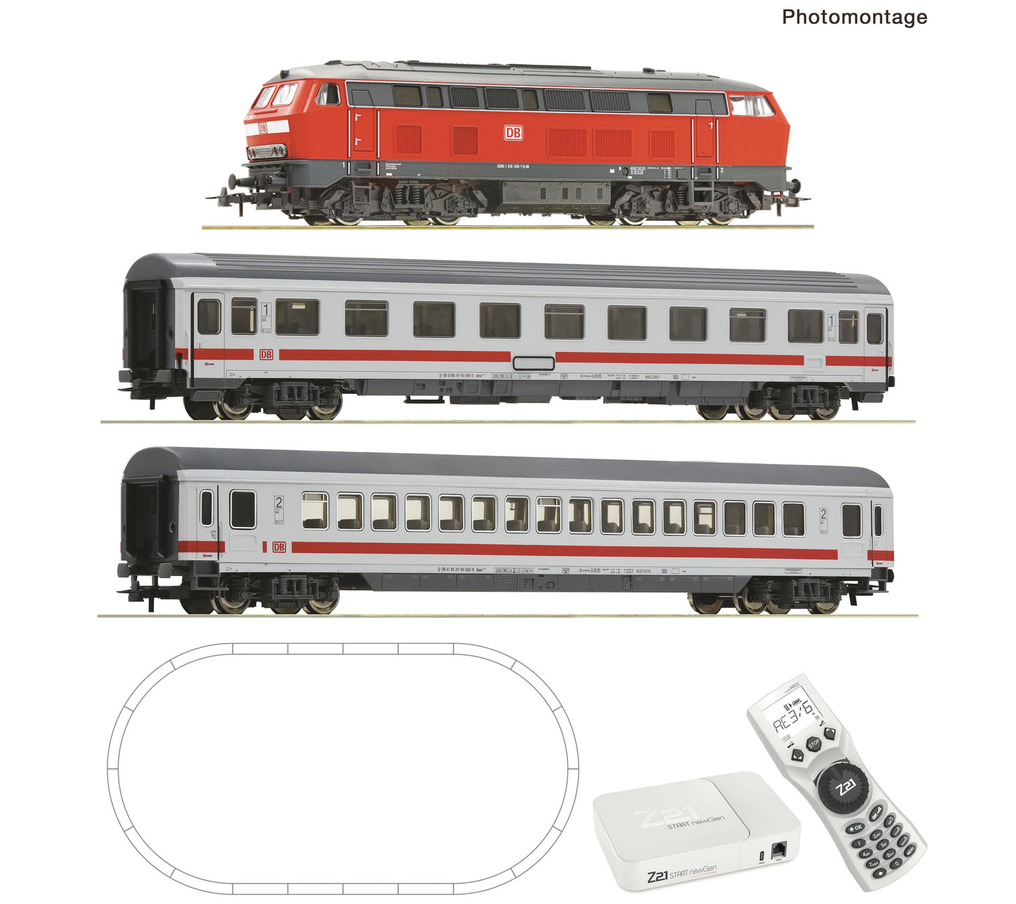 Roco HO 5110011 Z21 START set: class 218 GEOLINE era VI DC 2026 New Item