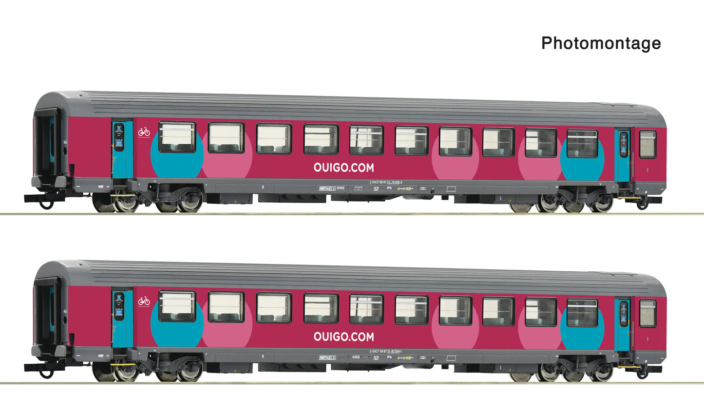 Roco HO 6200024 2-piece set Corail coach era VI DC 2025 New Item