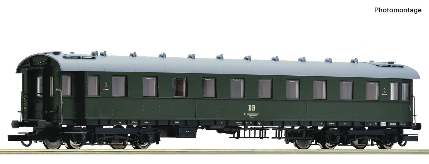 Roco HO 6200202 2nd class standard express train coach DR era IV DC Fall 2025 New Item