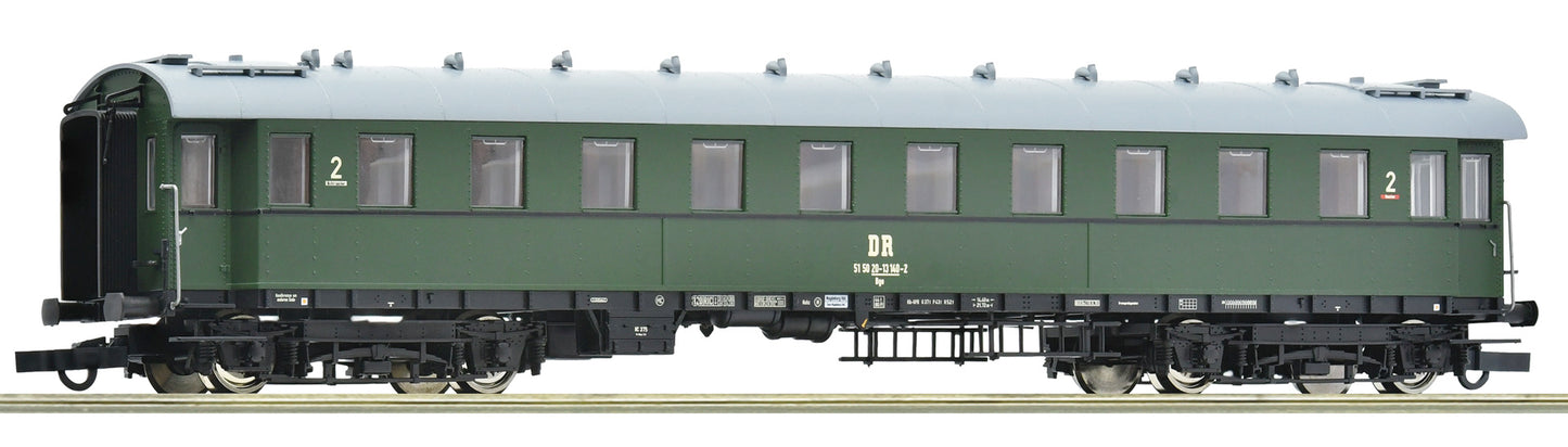 Roco HO 6200202 2nd class standard express train coach DR era IV DC 2026 New Item