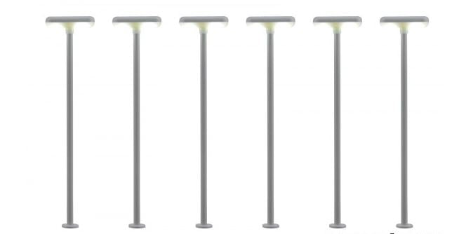 Viessmann H0 63646 Platform LED Lights (White) Set of 6 (2 LED lights each)