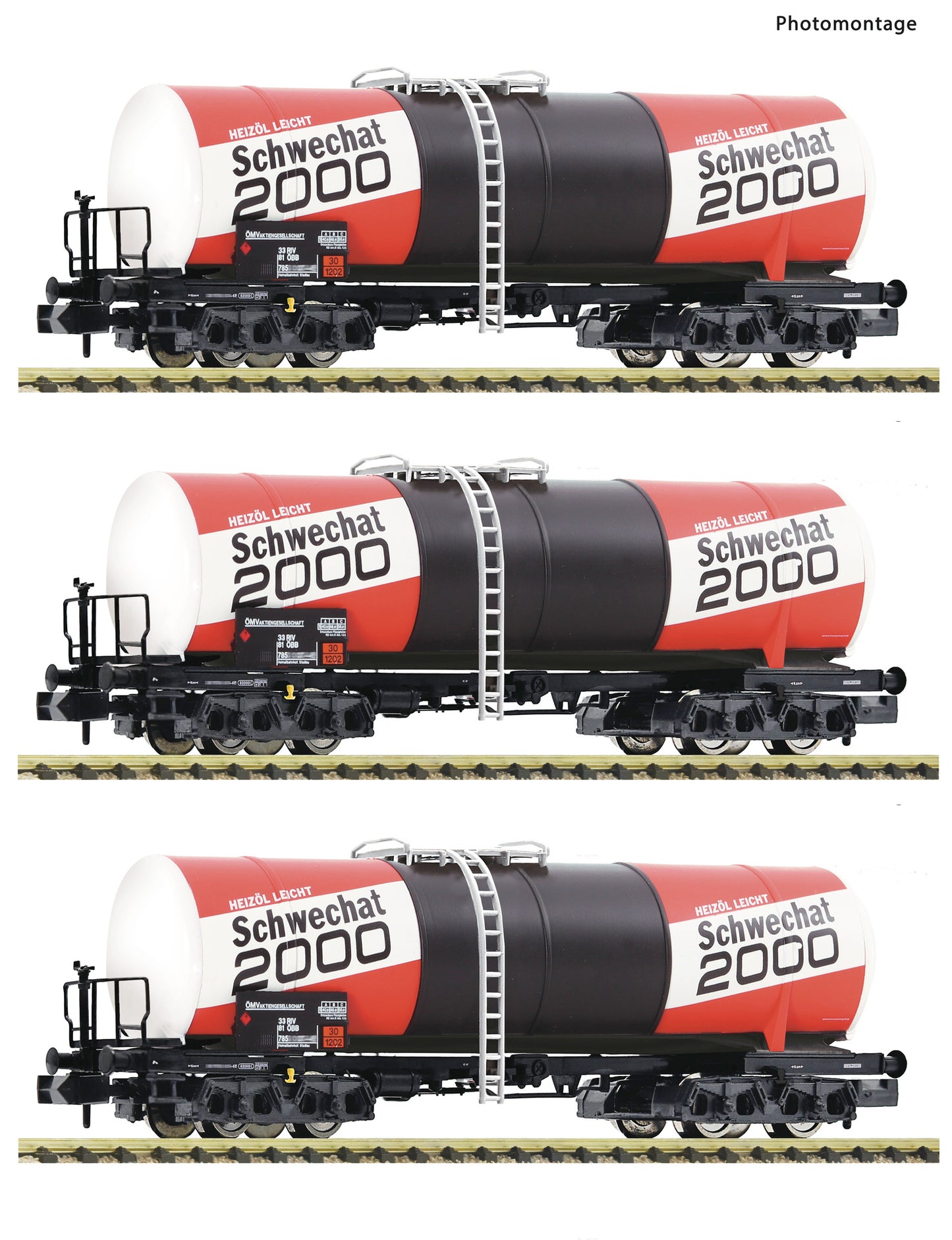 Fleischmann N 6660073 3-piece set: Tank wagons ÖBB era IV DC 2025 New Item