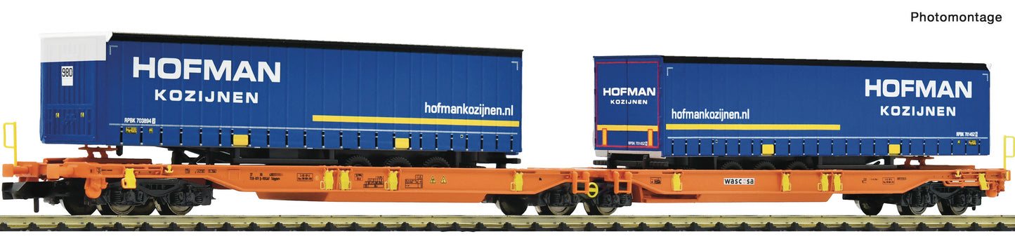 Fleischmann N 6660118 Articulated double-pocket wagon T2000 Wascosa era VI DC 2025 New Item