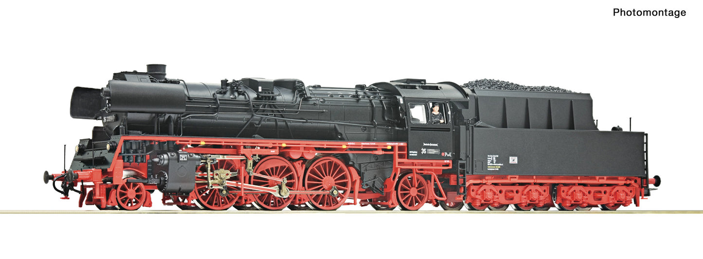 Roco HO 7110023 Steam locomotive class 35.10 DR era IV DC 2025 New Item