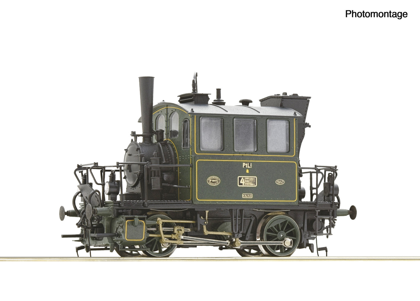 Roco HO 7110036 Steam locomotive class PtL 2/2 K.Bay.Sts.B. era I DC Fall 2025 New Item