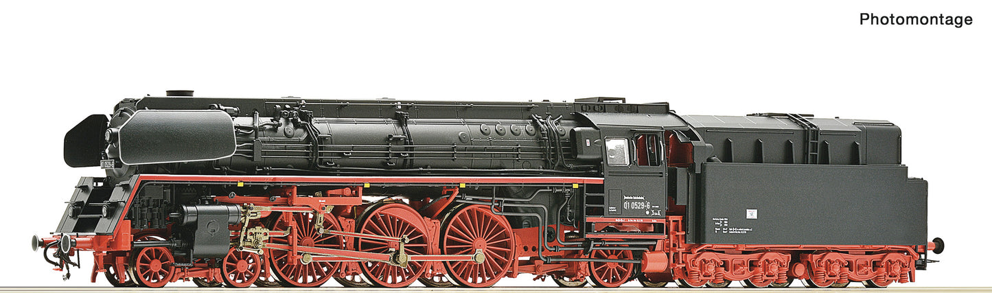 Roco HO 7120017 Steam locomotive 01 0529-6 DR era IV DC 2025 New Item