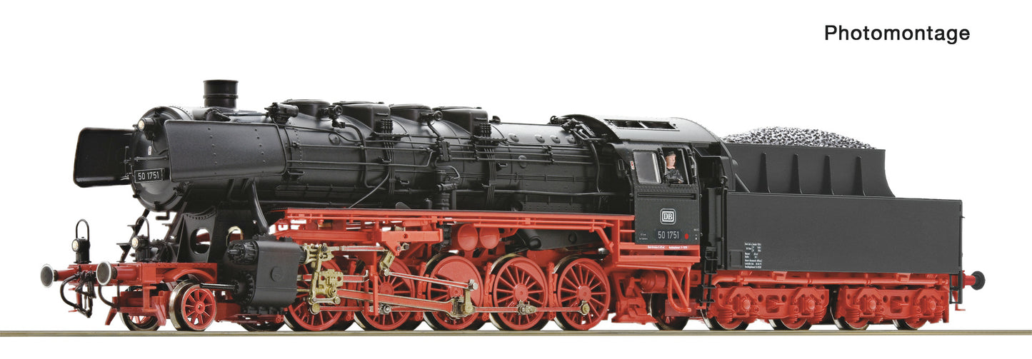 Roco HO 7120046 Steam locomotive 50 1751 DB era III AC 2026 New Item