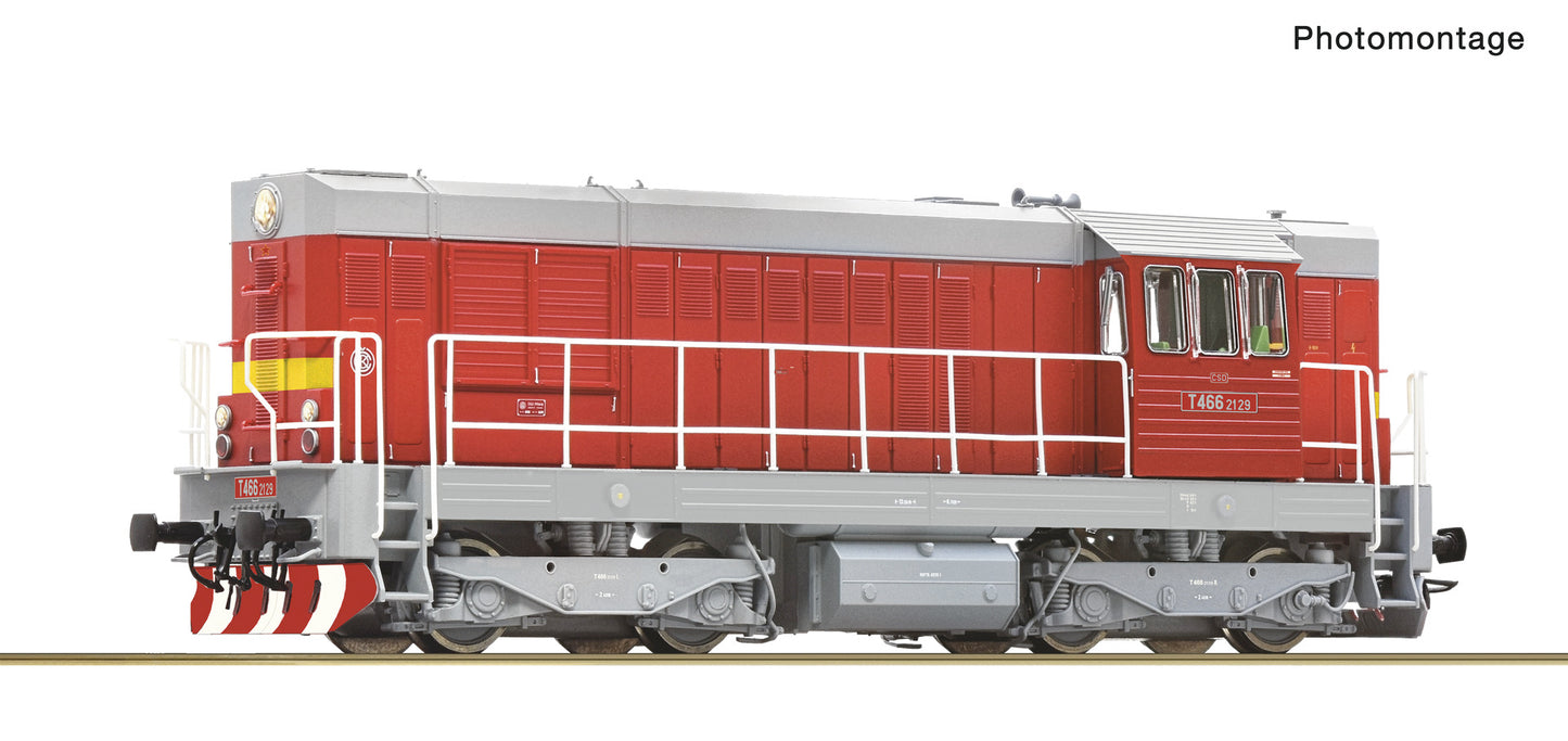 Roco HO 7300062 Diesel locomotive T 466.2129 CSD era IV DC 2025 New Item