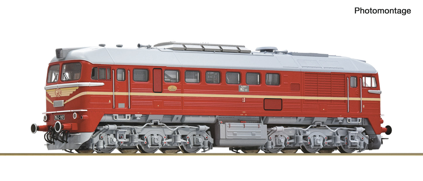 Roco HO 7310086 Diesel locomotive M62-901 GySEV era IV DC Fall 2025 New Item