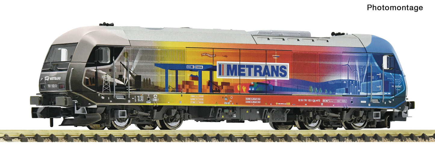 Fleischmann N 7360029 Diesel locomotive 761 102-3 Metrans era VI DC 2025 New Item