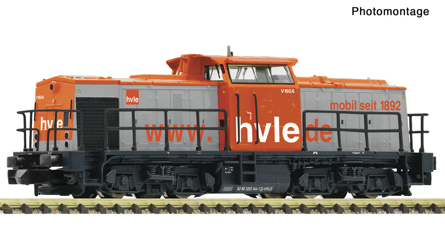 Fleischmann N 7370033 Diesel locomotive V 160.6 HVLE era VI DC Fall 2025 New Item
