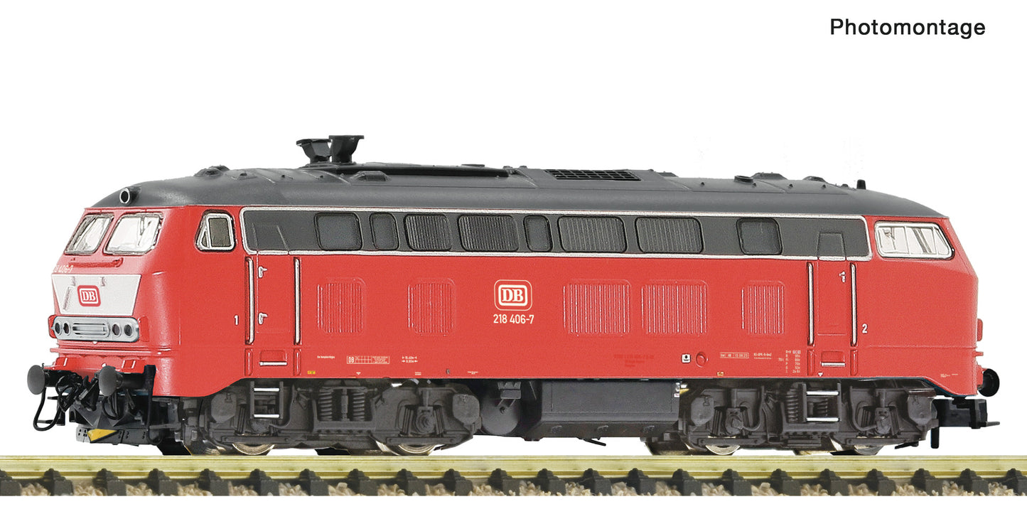 Fleischmann N 7370034 Diesel locomotive 218 406-7 DB AG era VI DC Fall 2025 New Item