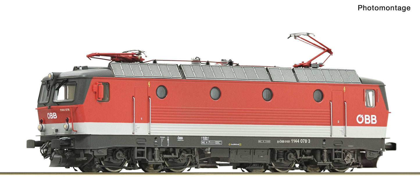 Roco HO 7500060 Electric locomotive 1144 078-3 ÖBB era VI DC 2025 New Item