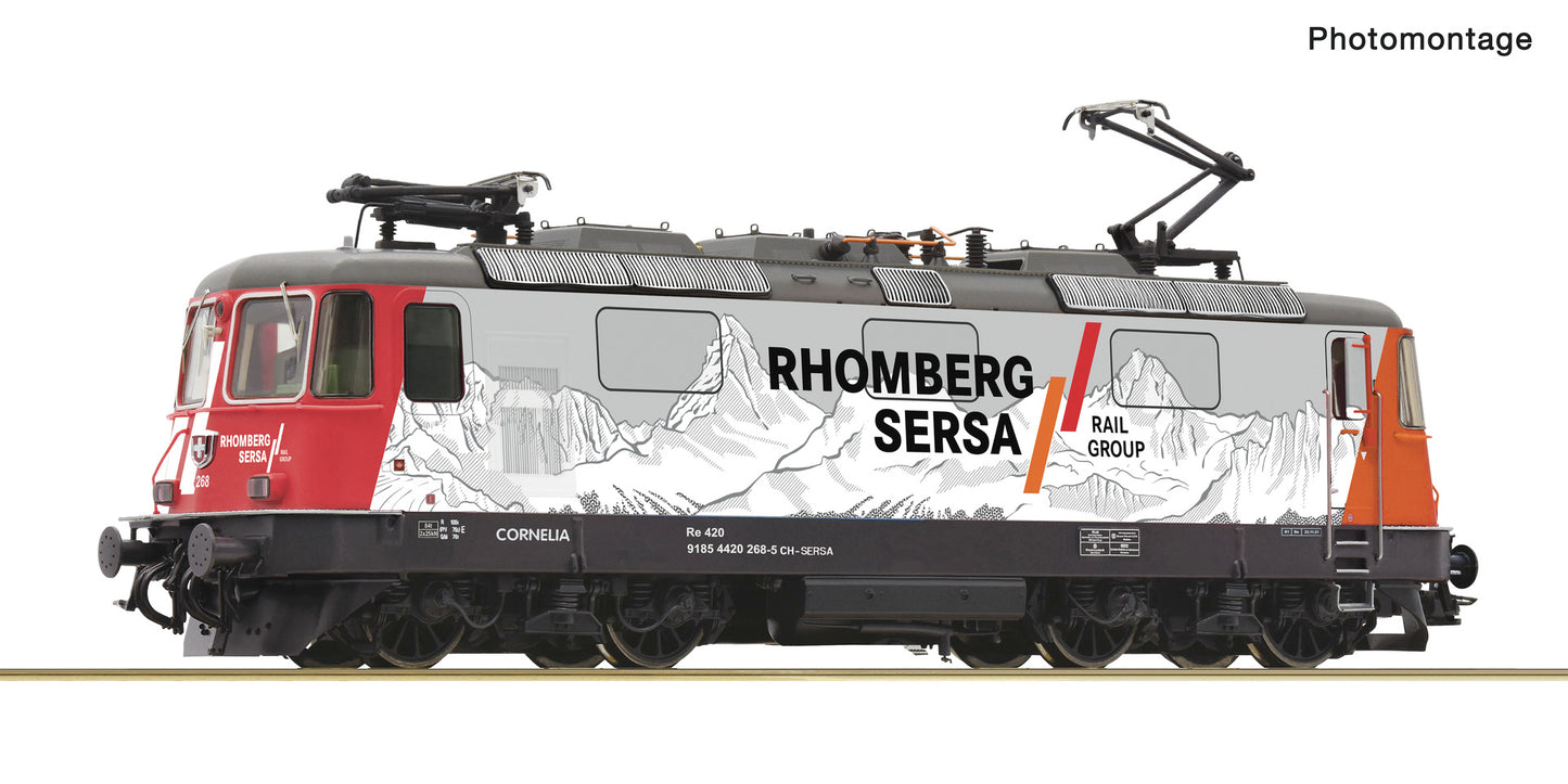 Roco HO 7510030 Electric locomotive 420 268-5 SERSA era VI DC 2025 New Item