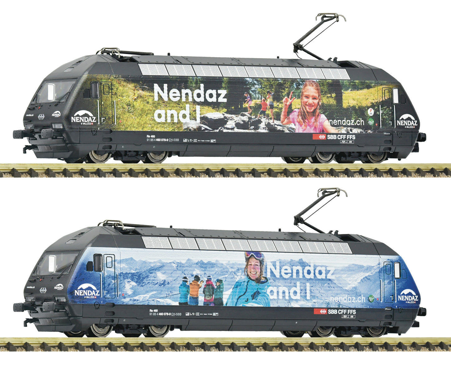 Fleischmann N 7560053 Electric locomotive 460 078-9 'Nendaz' SBB era VI DC 2025 New Item
