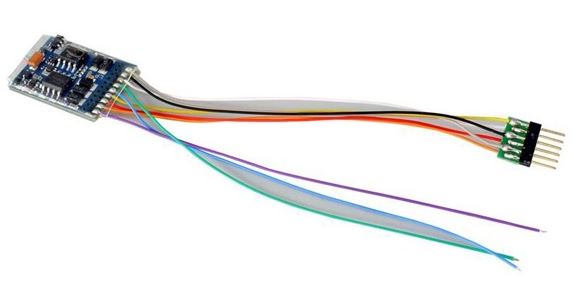 ESU N 59826 LokPilot 5 micro DCC, 6-pin NEM651, Retail, Gauge N, TT