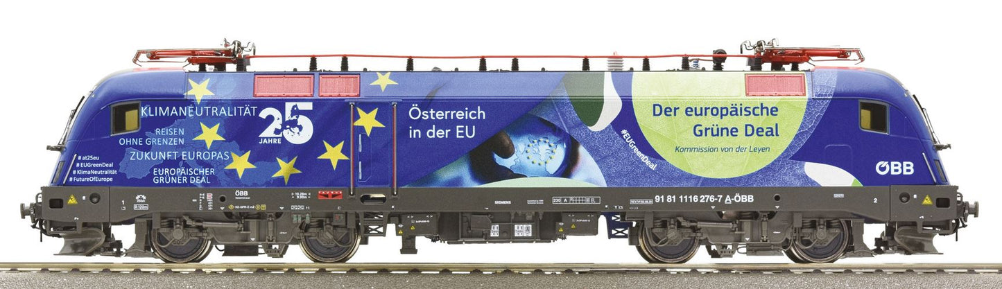 Roco HO 78502 ~AC/Sound Electric Locomotive 1116 276-7 "25 years of Austria in the EU"