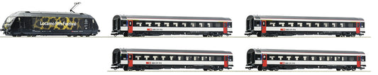 Roco HO 5510010 Electric locomotive Re 460 072-2 with 4 EuroCity Coaches, SBB DCC Sound