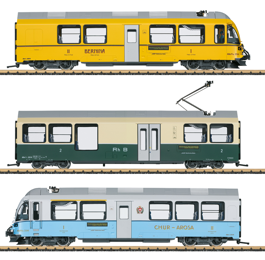 LGB G 22227 RhB Class ABe 8/12 "Allegra" Powered Rail Car Train