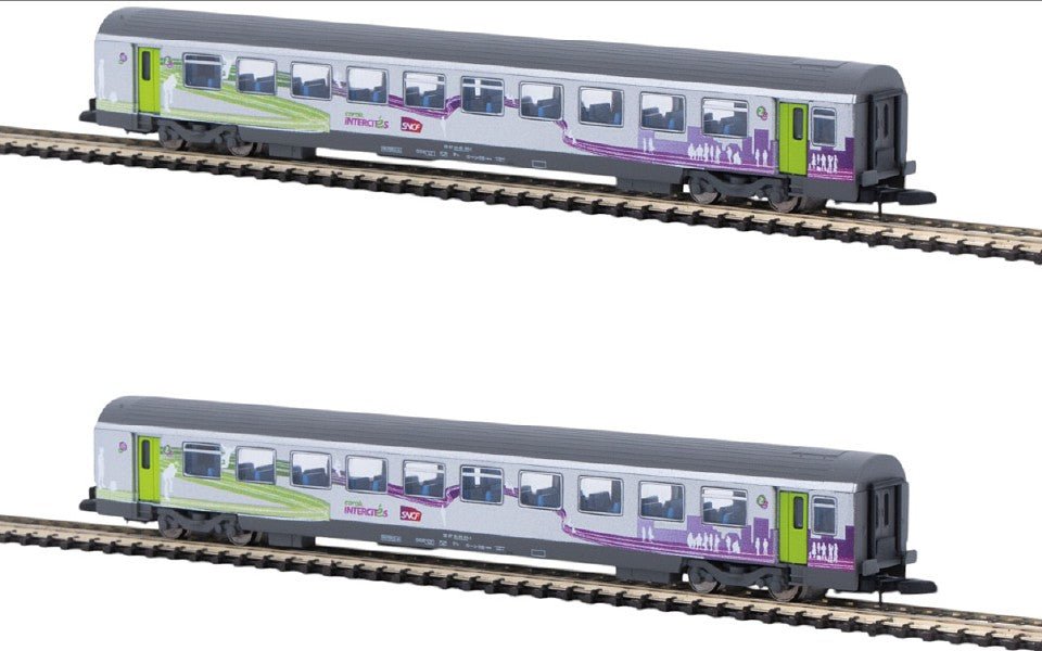AZAR MODELS Z V01-ICP2 CORAIL Vtu coaches - Intercités - 2nd Cl - set of 2 units SNCF V-VI