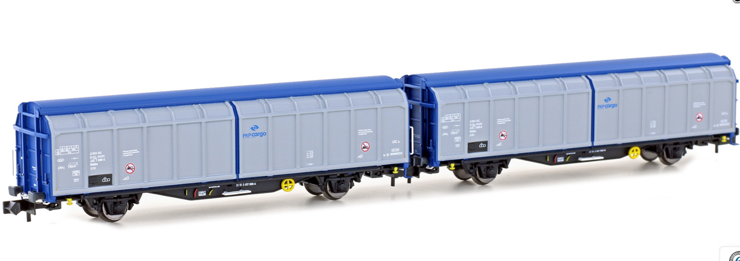 Hobbytrain N H24680 2 pcs. Set Sliding Wall Trolley Hbbillns PKP