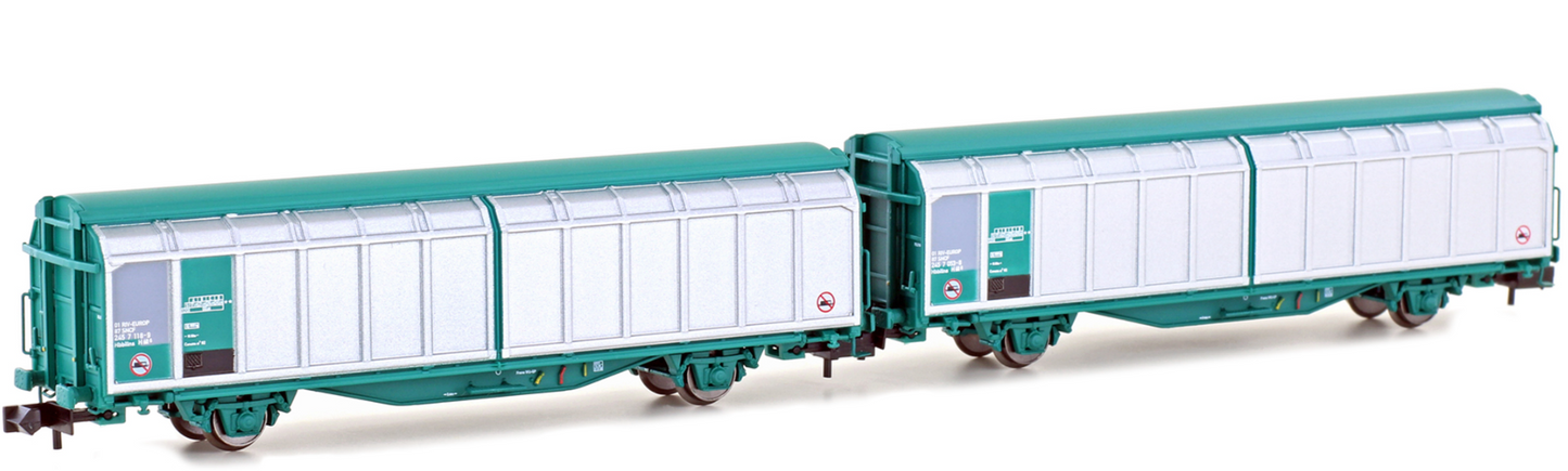 Hobbytrain N H24682 2 pcs. Set Sliding Wall Trolley Hbbillns SNCF