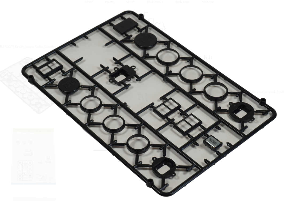 ESU HO 50341 Speaker set, Single 11x15mm, Modular Soundbox kit for 20mm, 23mm, 16x25mm