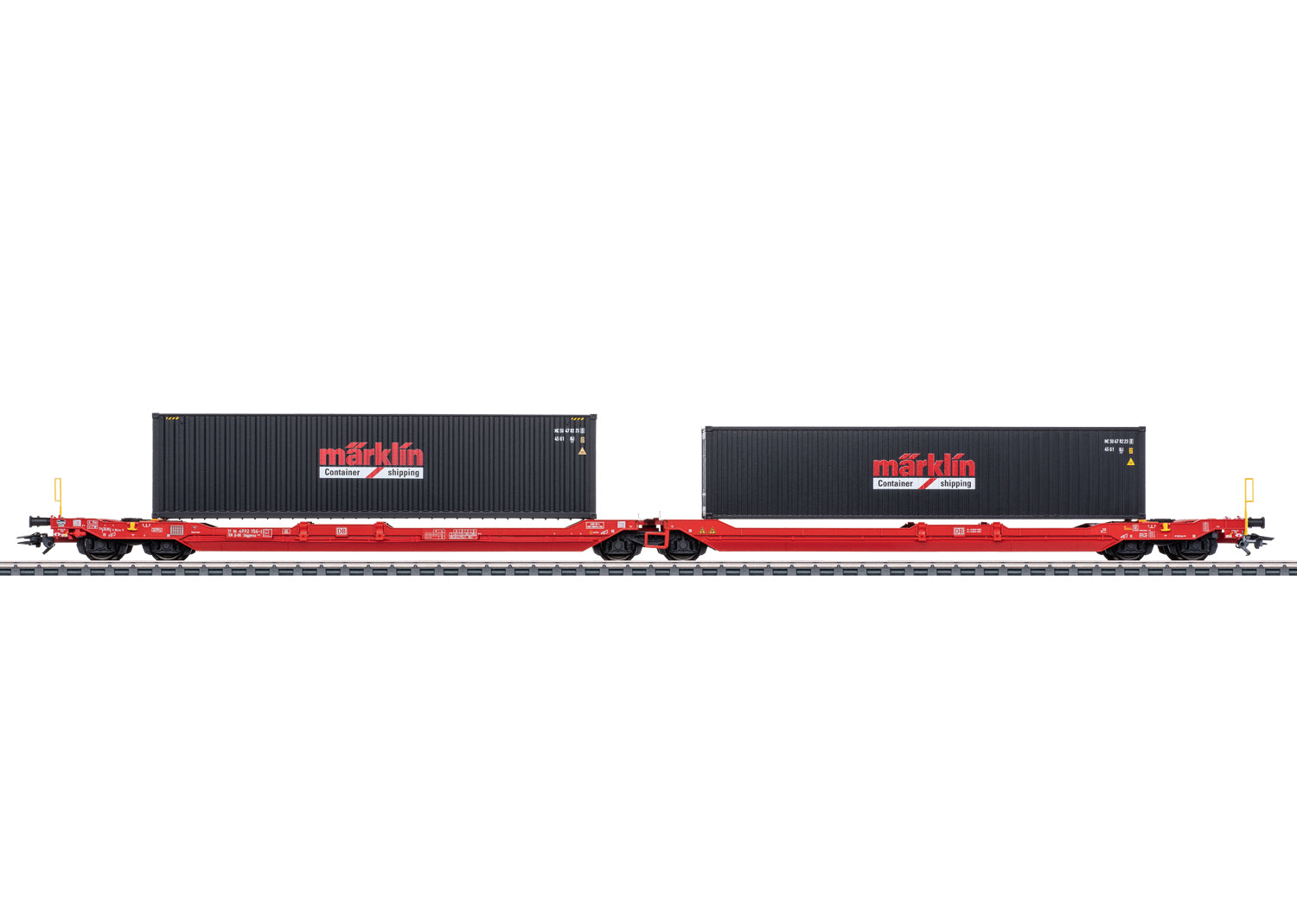 Märklin 47470 voie H0 Wagon double poche Sdggmrss 738 de la DB AG, époque VI Märklin 47470 voie H0 Wagon double poche Sdggmrss 738 de la DB AG, époque VI