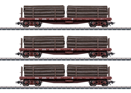 TRIX HO 24922 Transport Logs for Shay Locomotive