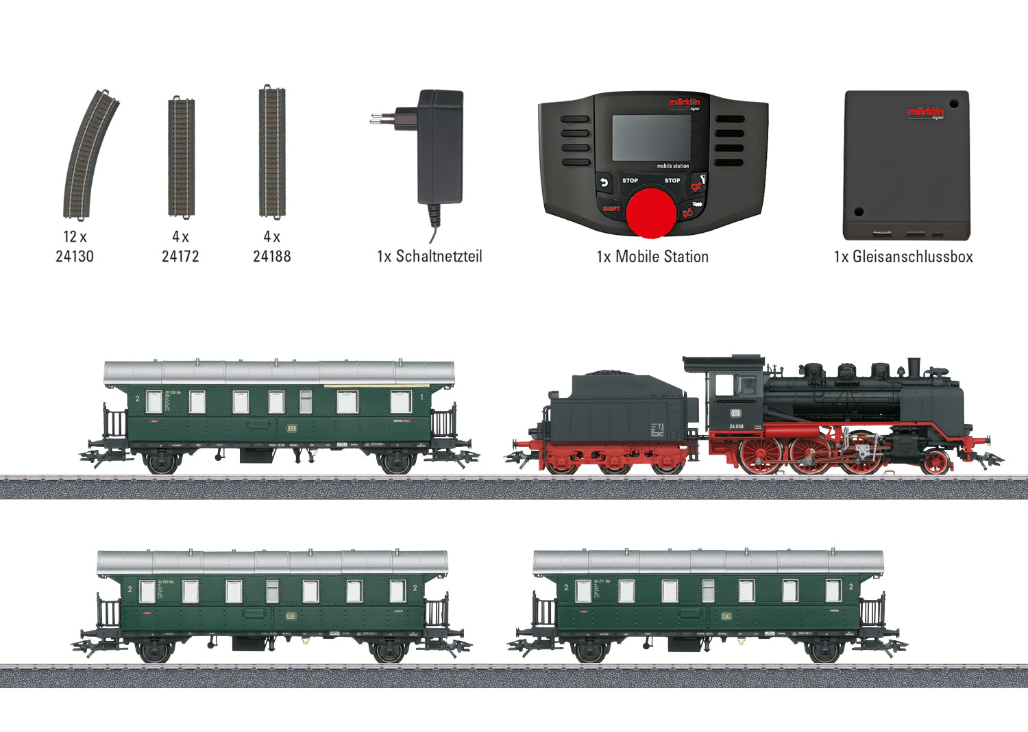 Marklin HO 29890 Digital Freight Train Starter Set with cls 89.0 – Euro  Model Trains