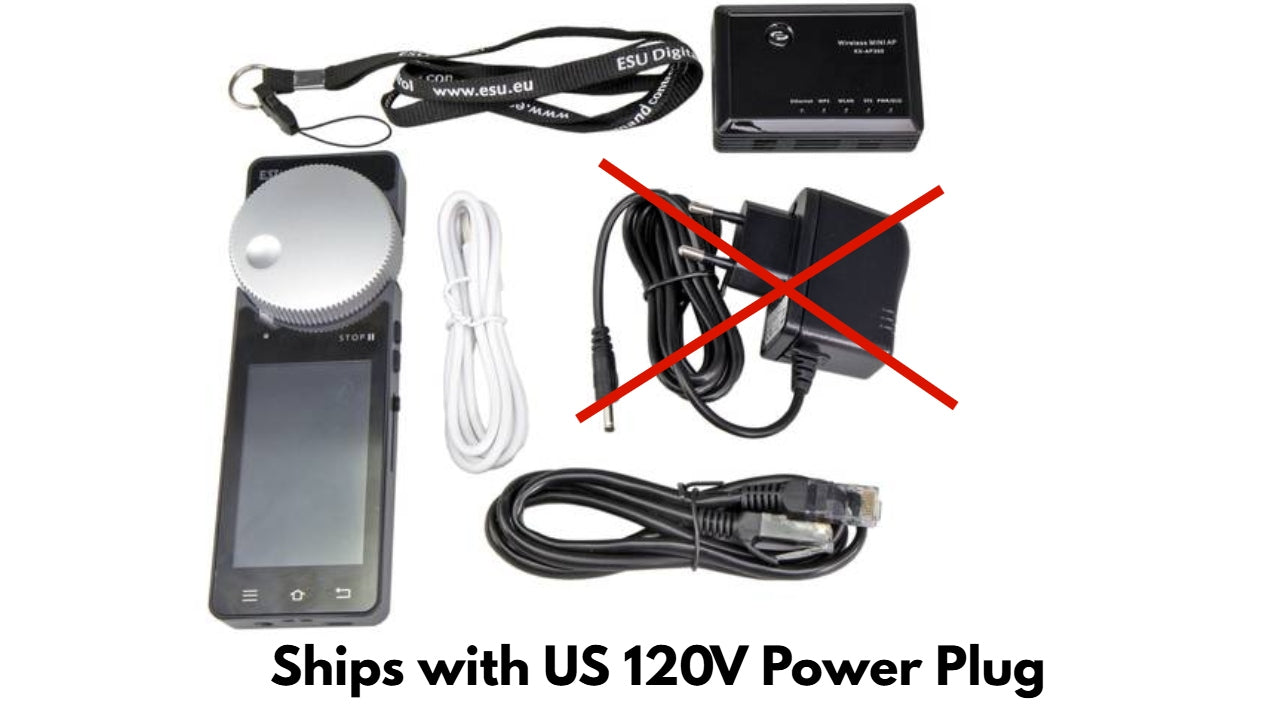 ESU 50115 Mobile Control Pro throttle + Access Point Set for ECoS/Z21/Marklin CS3