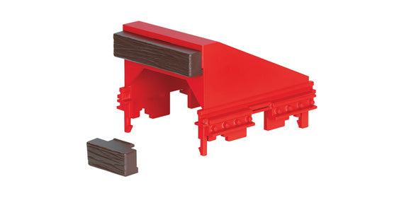 LGB G 10316 Rhaetian Railway RhB - Style Track Bumper -- Era VI, Fits Code 332 Track