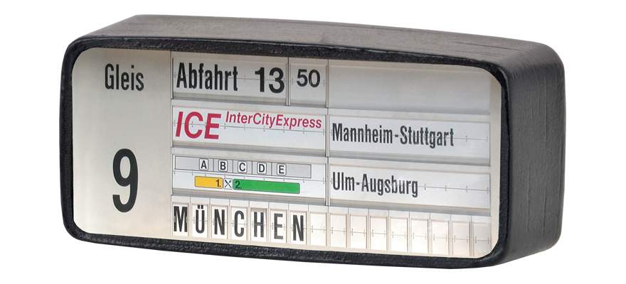Viessmann HO 1397 Train Station Destination Display w/LED Lighting -- Era IV-V, Double Sided
