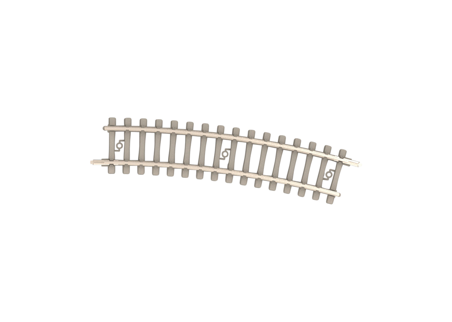Trix N 14511 Concrete Tie Track R2a 261.8 mm 15â° 2023 New Item