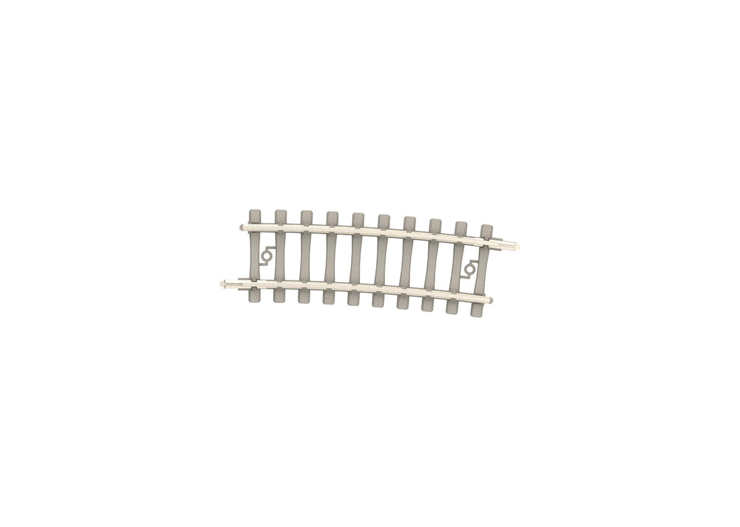 Trix N 14513 Concrete Tie Track R3 329.0 mm 7.5â° 2023 New Item