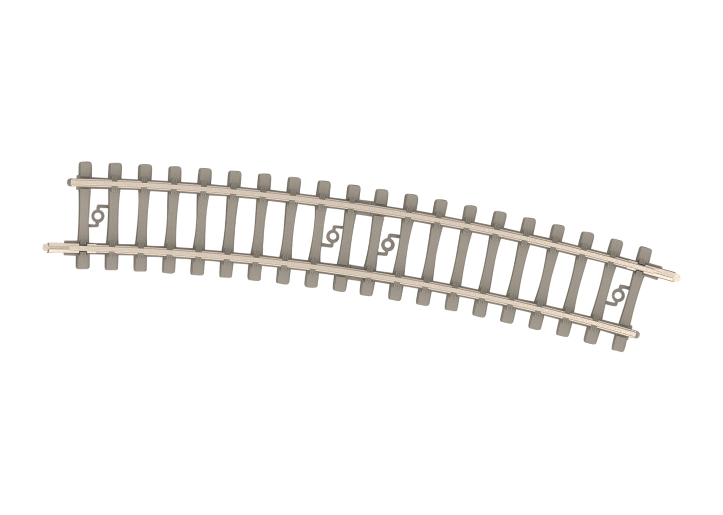 Trix N 14517 Concrete Tie Track R3 329.0 mm 15â° 2023 New Item