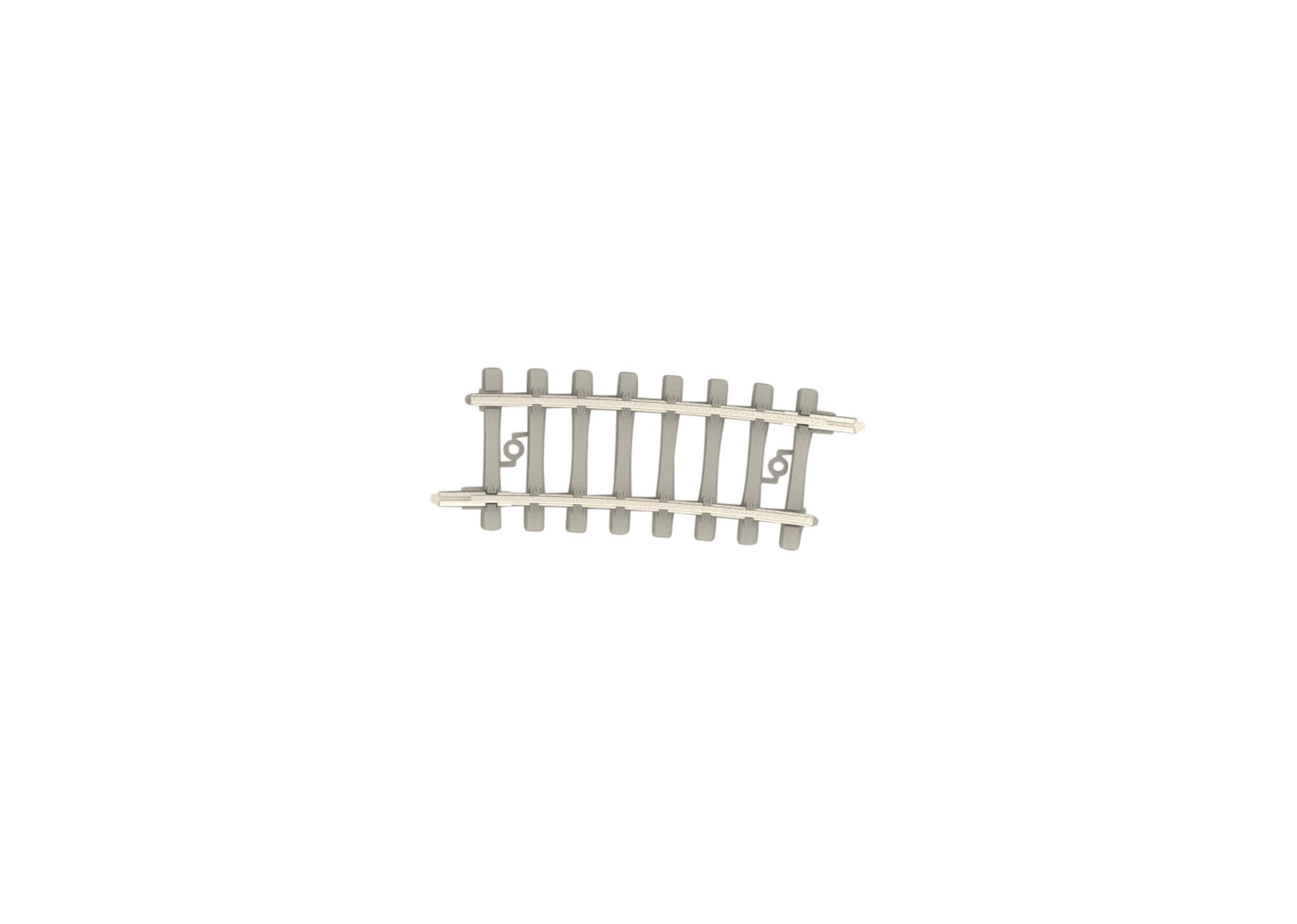 Trix N 14519 Concrete Tie Track R2a 261.8 mm 7.5â° 2023 New Item