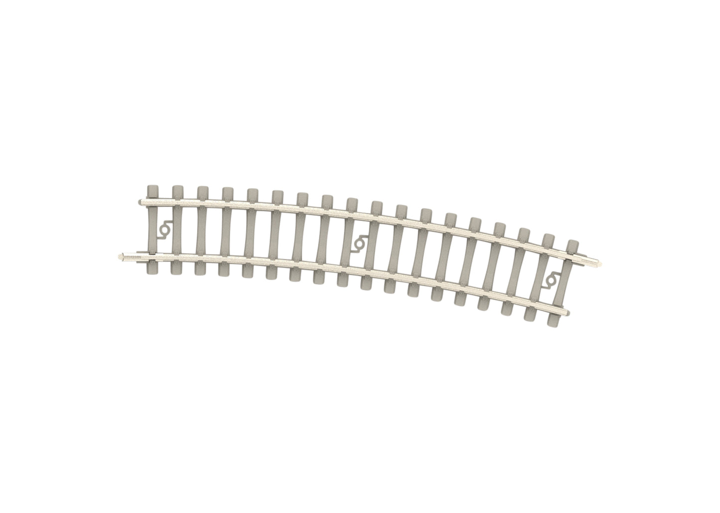 Trix N 14521 Concrete Tie Track R2b 295.4 mm 15â° 2023 New Item