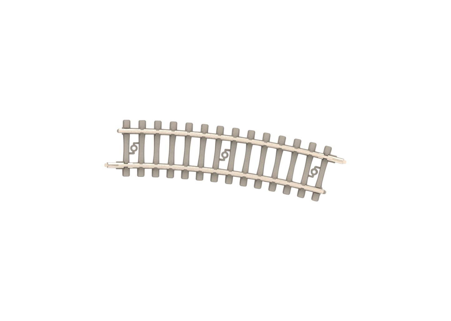 Trix N 14524 Concrete Tie Track R2 228.2 mm 15° 2023 New Item
