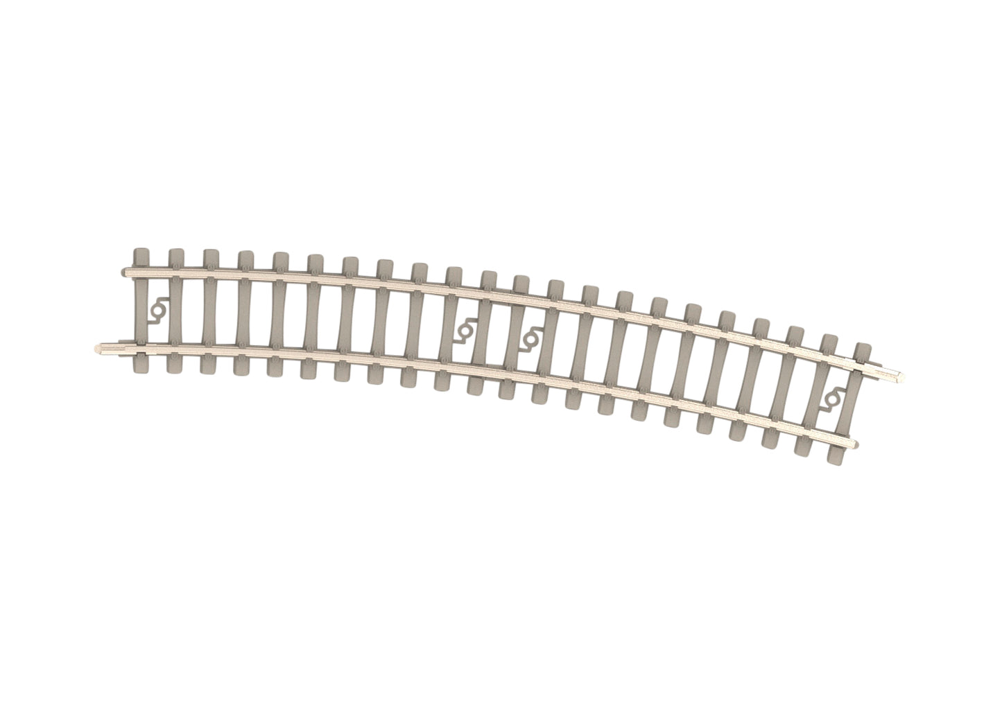 Trix N 14527 Concrete Tie Track R4 362.6 mm 15â° 2023 New Item