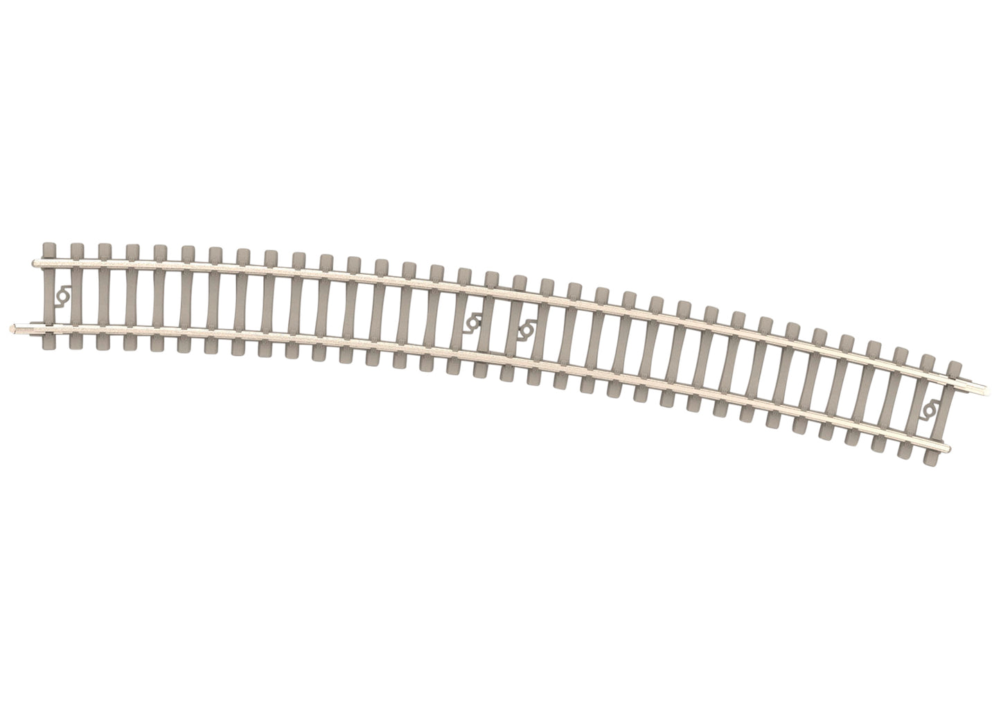 Trix N 14528 Concrete Tie Track R6 526.2 mm 15â° 2023 New Item
