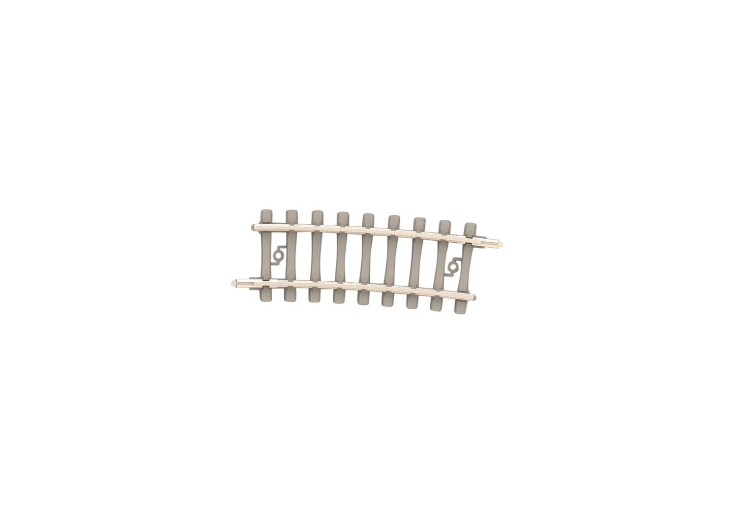 Trix N 14529 Concrete Tie Track R2b 295.4 mm 7.5â° 2023 New Item