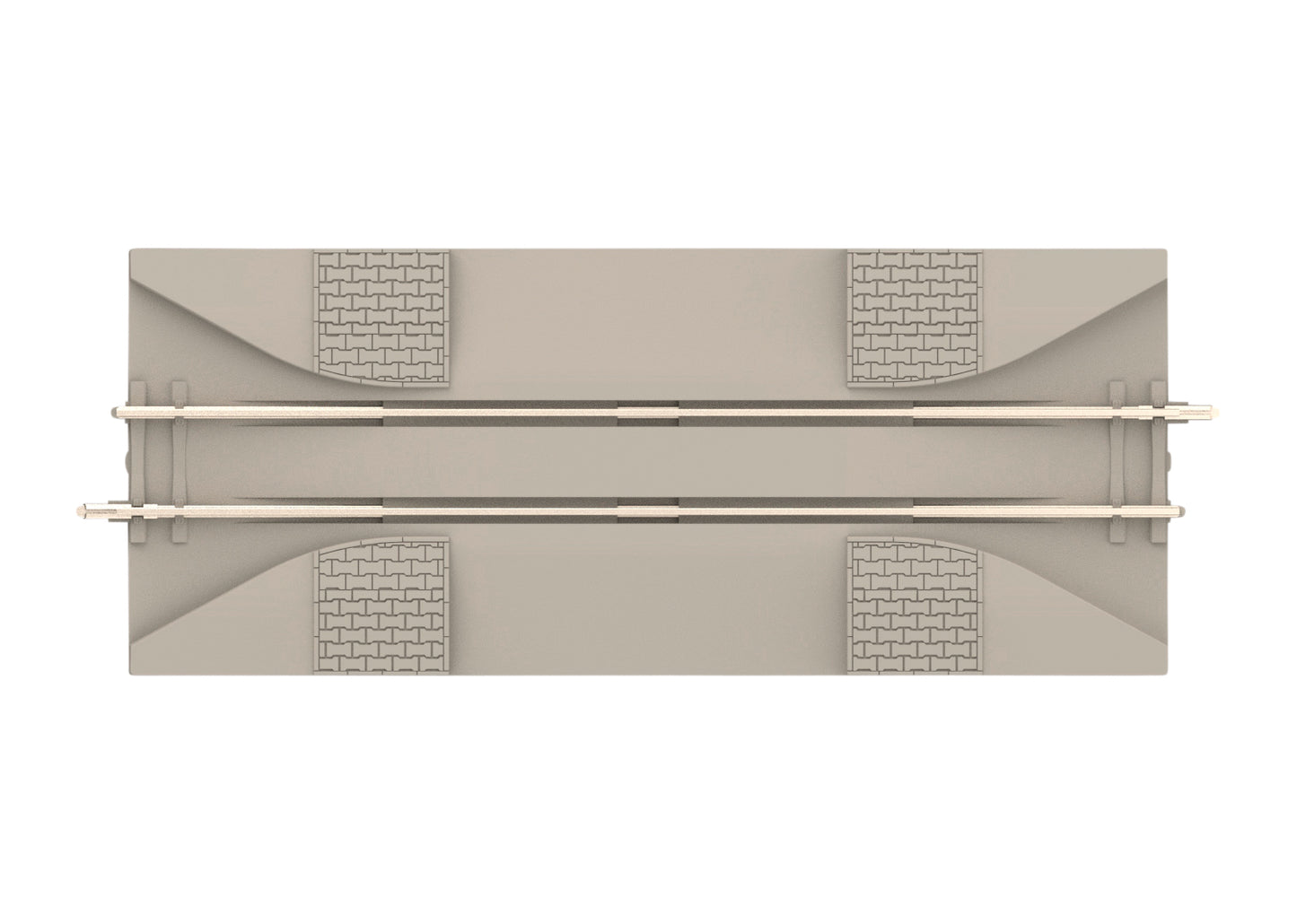 Trix N 14574 Curved turnout R3/R4 left Concrete bar 2023 New Item