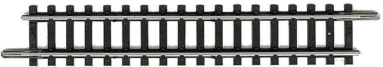 Trix N 14905 Code 80 Straight Track - Minitrix -- 3 76.3mm Section
